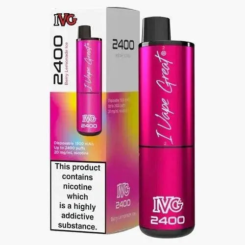 IVG 2400 Disposable Pod Device 20MG - Box of 5 - Vape wholesale supplies