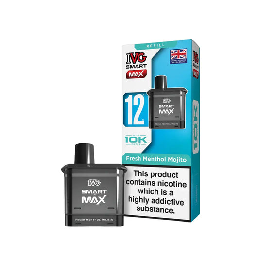 IVG Smart Max 10K Pods  Fresh Menthol Mojito