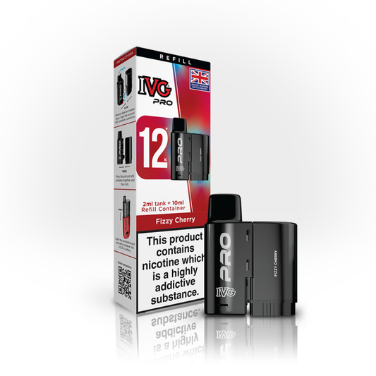 IVG Pro 12 Prefilled Replacement Pods  Fizzy Cherry