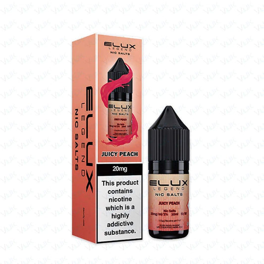 Elux Legend Nic Salts 10mg - Juicy Peach