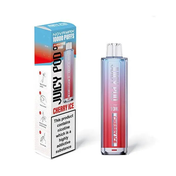 Juicy Pod Novamax 10k Disposable Vape Pack of 5 Vape Wholesale Supplies