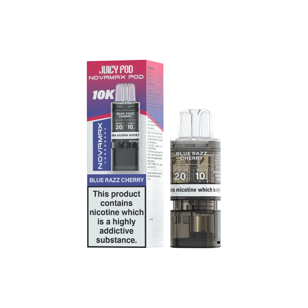 Juicy Pod Novamax 10K Replacement Pods – Box of 10 Juicy Pod
