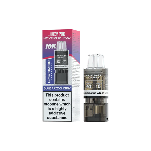 Juicy Pod Novamax 10K Replacement Pods – Box of 10 Juicy Pod