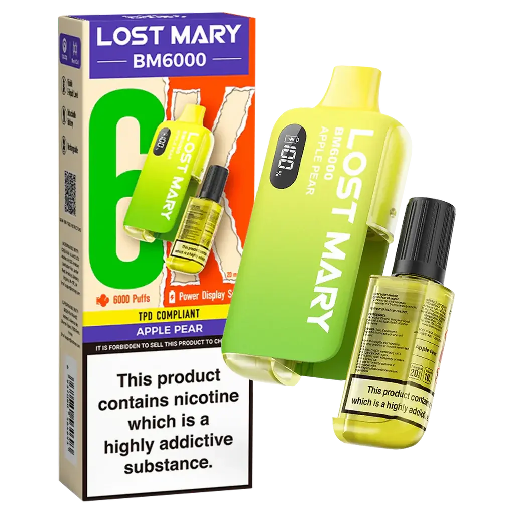 Lost Mary BM6000 Disposable Rechargeable Vape Kit 6000 Puffs - Vape wholesale supplies