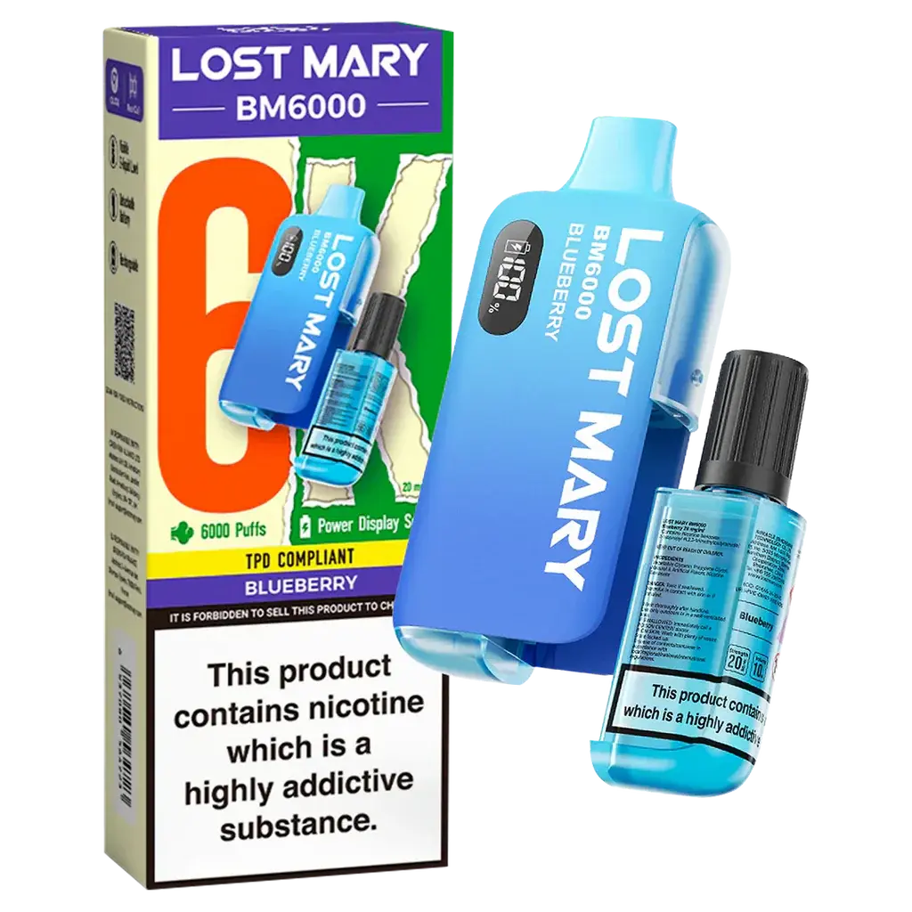 Lost Mary BM6000 Disposable Rechargeable Vape Kit 6000 Puffs - Vape wholesale supplies
