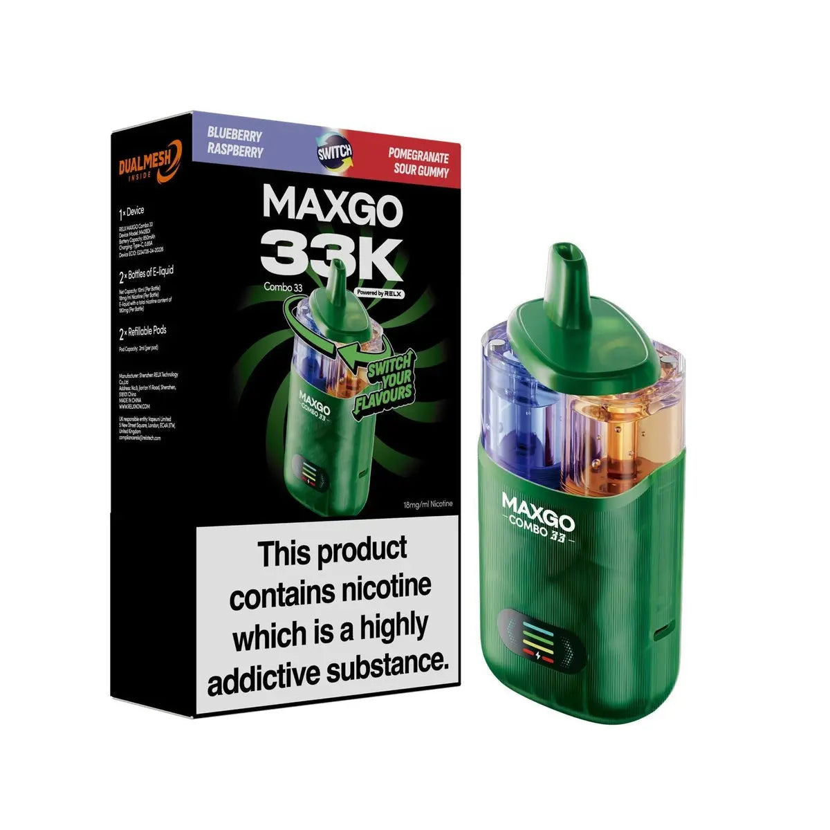 MAXGO 33k Disposable Vape Box of 5 - Vape Wholesale Supplies MAXGONot Found Vape wholesale supplies