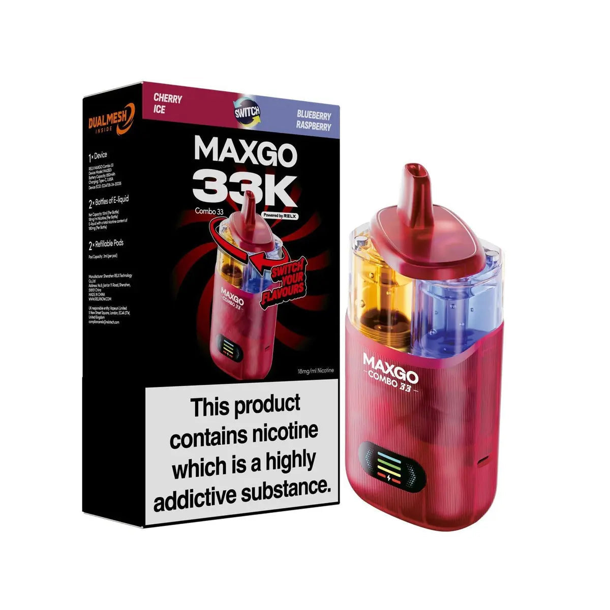 MAXGO 33k Disposable Vape Box of 5 - Vape Wholesale Supplies MAXGONot Found Vape wholesale supplies