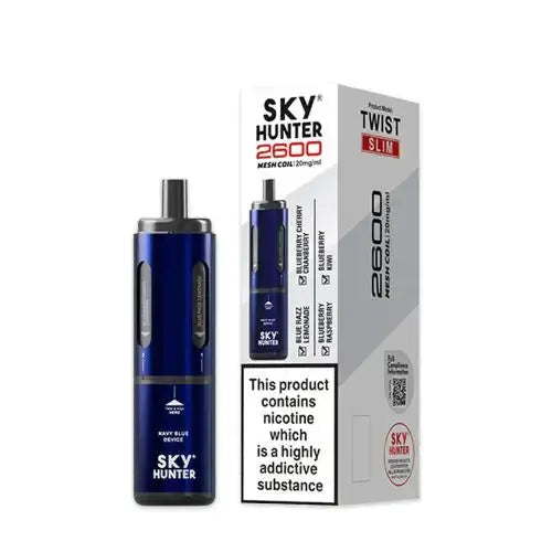 Sky Hunter 2600 Prefilled Pod Vape Kit - Box of 5 Vape Wholesale Supplies