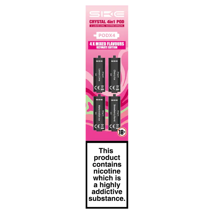 SKE CRYSTAL 4IN1 Prefilled Replacement Vape Pods Vape wholesale supplies