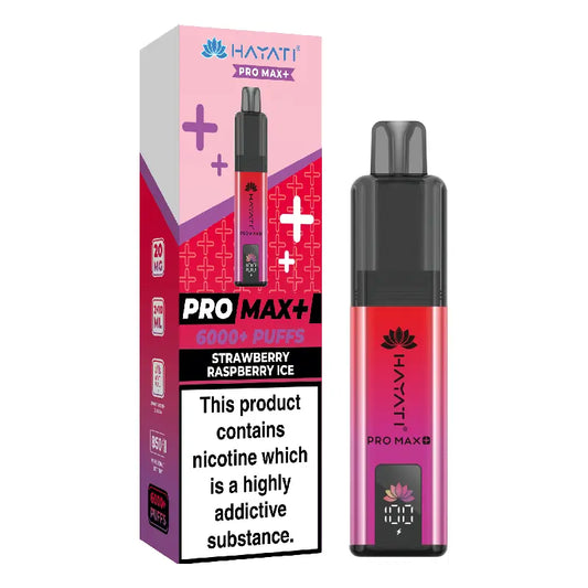 Hayati PRO MAX 6k+ Kit Strawberry Raspberry Ice