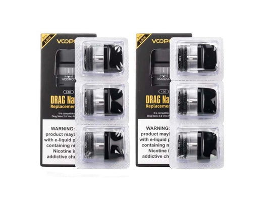 Voopoo Drag Nano 2 Replacement Pod (3 PACK) - Vape Mart Uk