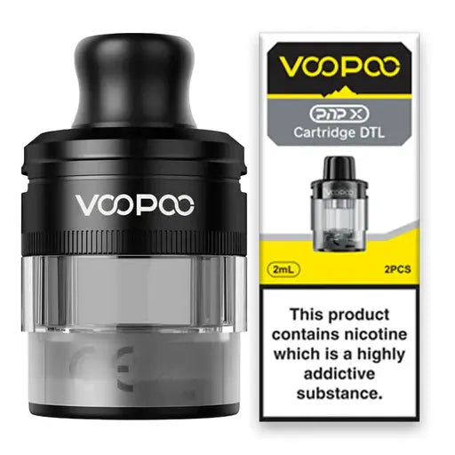 VooPoo PnP X MTL + DTL Replacement Pod Cartridges - Vape Mart Uk