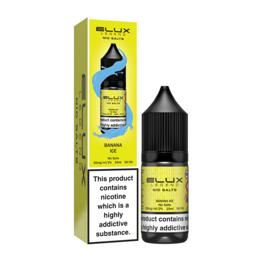 Elux Legend Nic Salts 10mg - Banana Ice