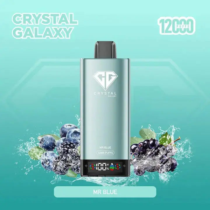 Crystal Glaxay 12000 Disposable Vape Kit- Box of 10 Crystal GalaxyNot Found Vape wholesale supplies