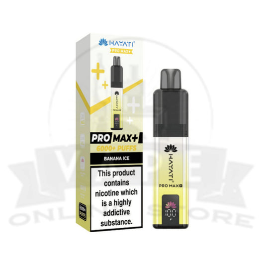 Hayati PRO MAX+ 6000+ Kits  Banana Ice