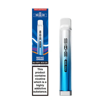 SKE Crystal 600 Pro Prefilled Pod Kit  Blue Razz Lemonade