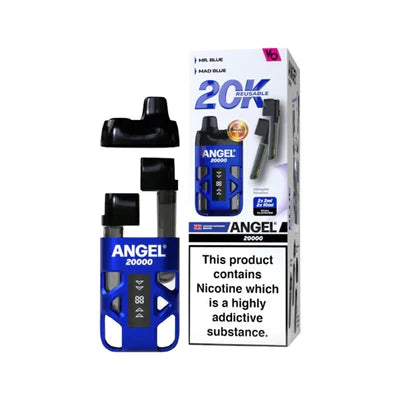 Angel 20K Puff Reusable  Blue Edition (Mr Blue \ Mad Blue)