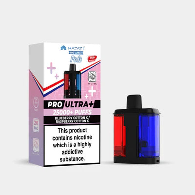 Hayati Pro Ultra+ 25K Pods Compliant Post June 1st  Blueberry C / Raspberry C