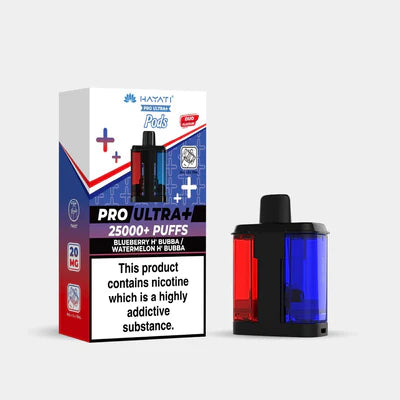 Hayati Pro Ultra+ 25K Pods Compliant Post June 1st  Blueberry H / Watermelon H