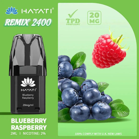 Hayati Remix 2400 Puffs Replacement Pods Hayati