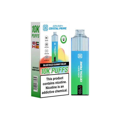 Crystal Prime 10000 Prefilled Pod Vape Pack of 5 Vape Wholesale Supplies