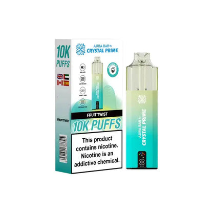 Crystal Prime 10000 Prefilled Pod Vape Pack of 5 Vape Wholesale Supplies