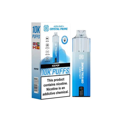 Crystal Prime 10000 Prefilled Pod Vape Pack of 5 Vape Wholesale Supplies