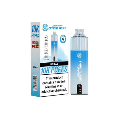 Crystal Prime 10000 Prefilled Pod Vape Pack of 5 Vape Wholesale Supplies