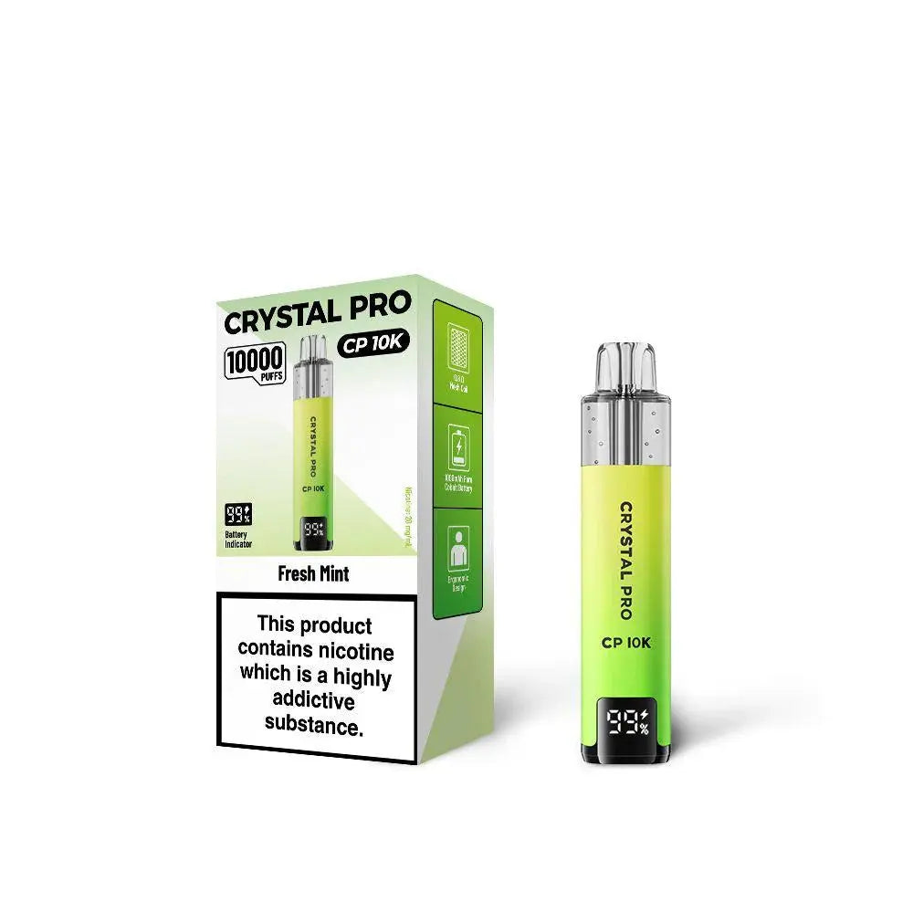 Crystal Pro CP 10K Prefilled Pod Kit   10,000 Puffs | Box of 5 | Wholesale UK Crystal