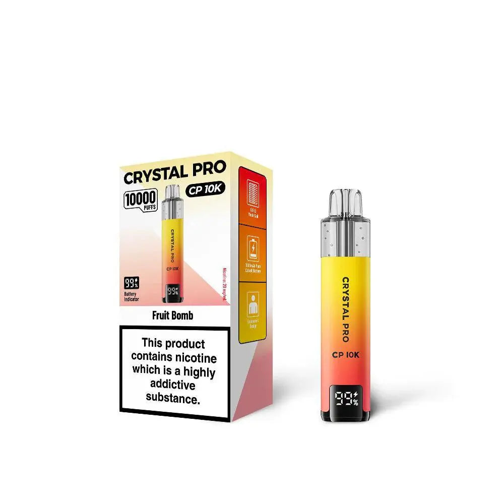 Crystal Pro CP 10K Prefilled Pod Kit   10,000 Puffs | Box of 5 | Wholesale UK Crystal