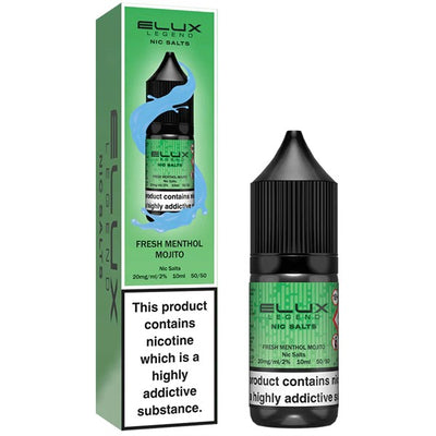 Elux Legend Nic Salts 20mg - Fresh Menthol Mojito