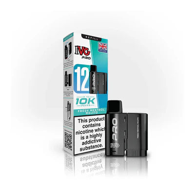 IVG Pro 12 Prefilled Replacement Pods  Fresh Menthol Mojito
