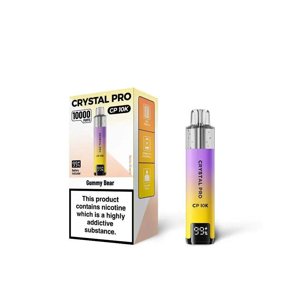 Crystal Pro CP 10K Prefilled Pod Kit   10,000 Puffs | Box of 5 | Wholesale UK Crystal