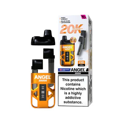 Angel 20K Puff Reusable  Golden Edition (Fizzy Cherry \ Blue Razz Lemonade)