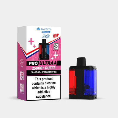 Hayati Pro Ultra+ 25K Pods Compliant Post June 1st  Grape GB / Strawberry GB