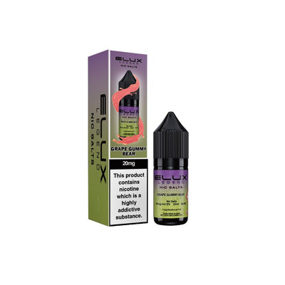 Elux Legend Nic Salts 20mg - Grapes gummy bear (New Flavour)