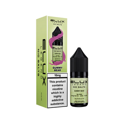 Elux Legend Nic Salts 20mg - Gummy Bear