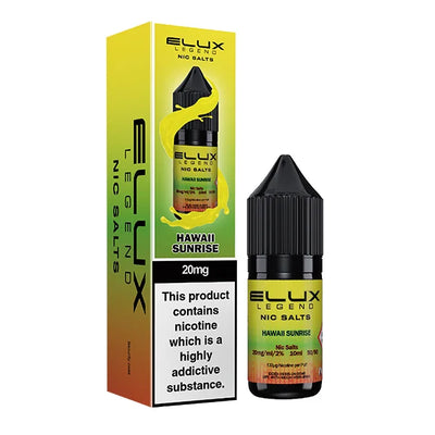 Elux Legend Nic Salts 20mg - Hawaii Sunrise