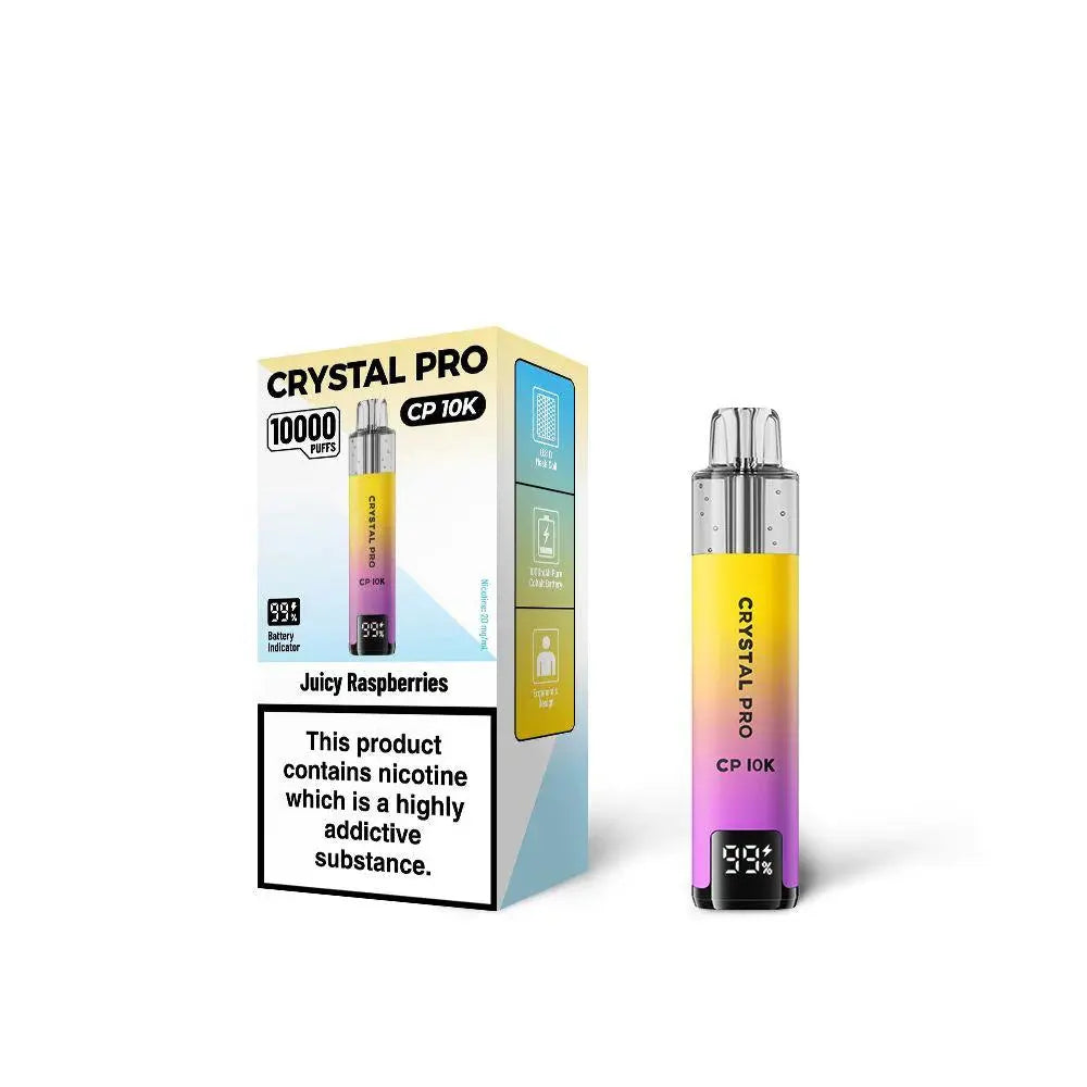 Crystal Pro CP 10K Prefilled Pod Kit   10,000 Puffs | Box of 5 | Wholesale UK Crystal