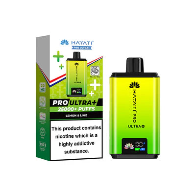 Hayati PRO ULTRA+ 25000+ PUFF  Lemon & Lime