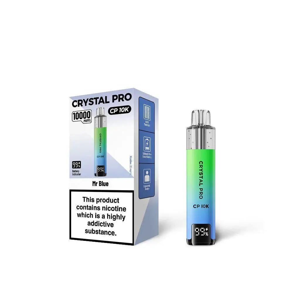 Crystal Pro CP 10K Prefilled Pod Kit   10,000 Puffs | Box of 5 | Wholesale UK Crystal