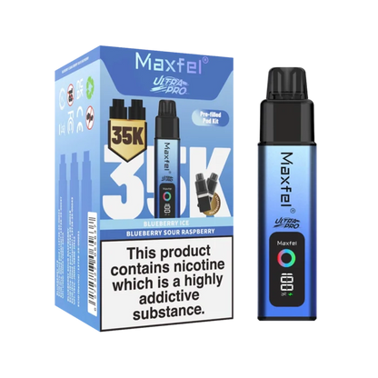 Maxfel Ultra Pro 35k Prefilled Vape Kit-Box of 5 Vape Wholesale Supplies