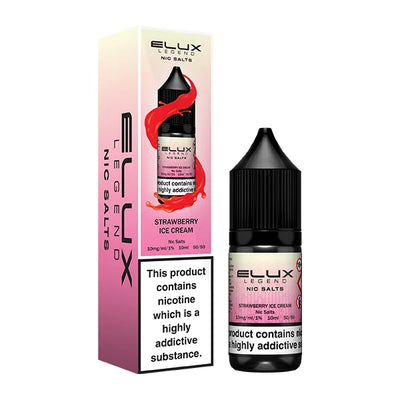 Elux Legend Nic Salts 20mg - Strawberry Ice Cream