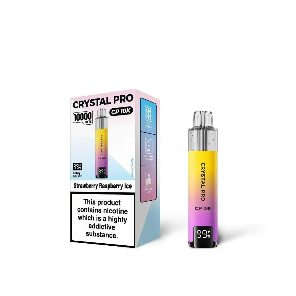 Crystal Pro CP 10K Prefilled Pod Kit   10,000 Puffs | Box of 5 | Wholesale UK Crystal