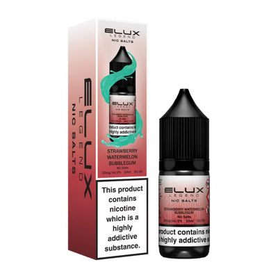 Elux Legend Nic Salts 20mg - Strawberry Watermelon Bubblegum