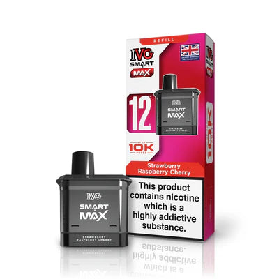 IVG Smart Max 10K Pods  Strawberry Raspberry Cherry