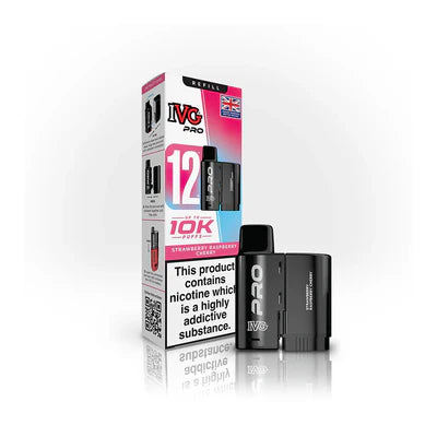 IVG Pro 12 Prefilled Replacement Pods  Strawberry Raspberry Cherry