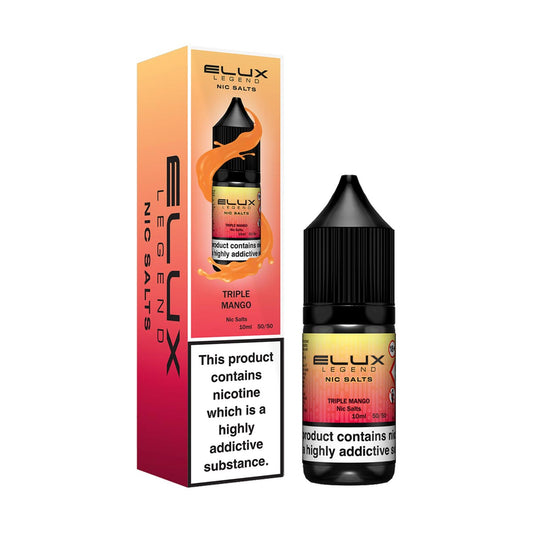 Elux Legend Nic Salts 10mg - Triple Mango