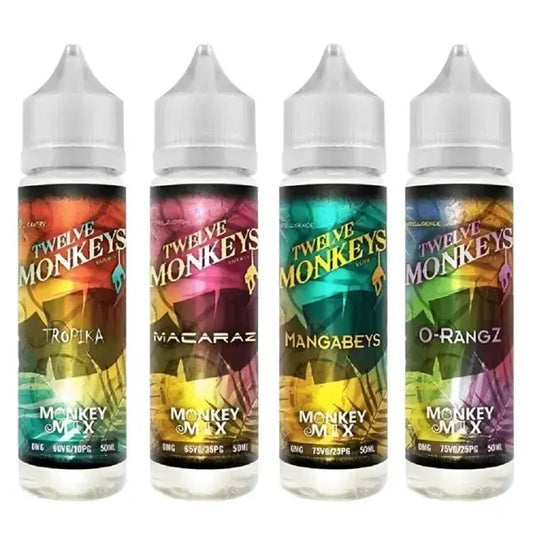 Twelve Monkeys Shortfill 50ml E-Liquid In UK