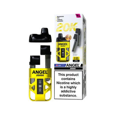 Angel 20K Puff Reusable  Yellow Edition (Banana Ice \ Triple Mango)